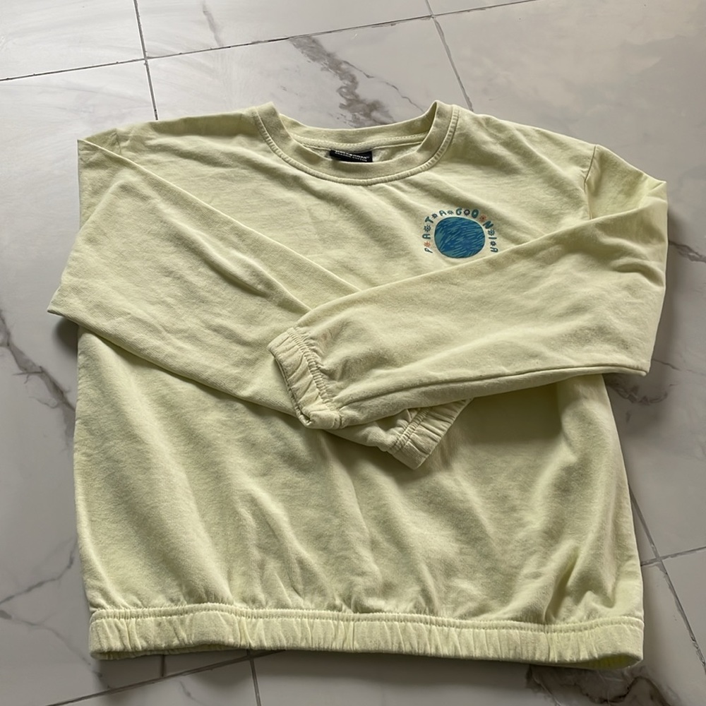 Girls’ Patagonia Lightweight Sweater L, Light Yellow
